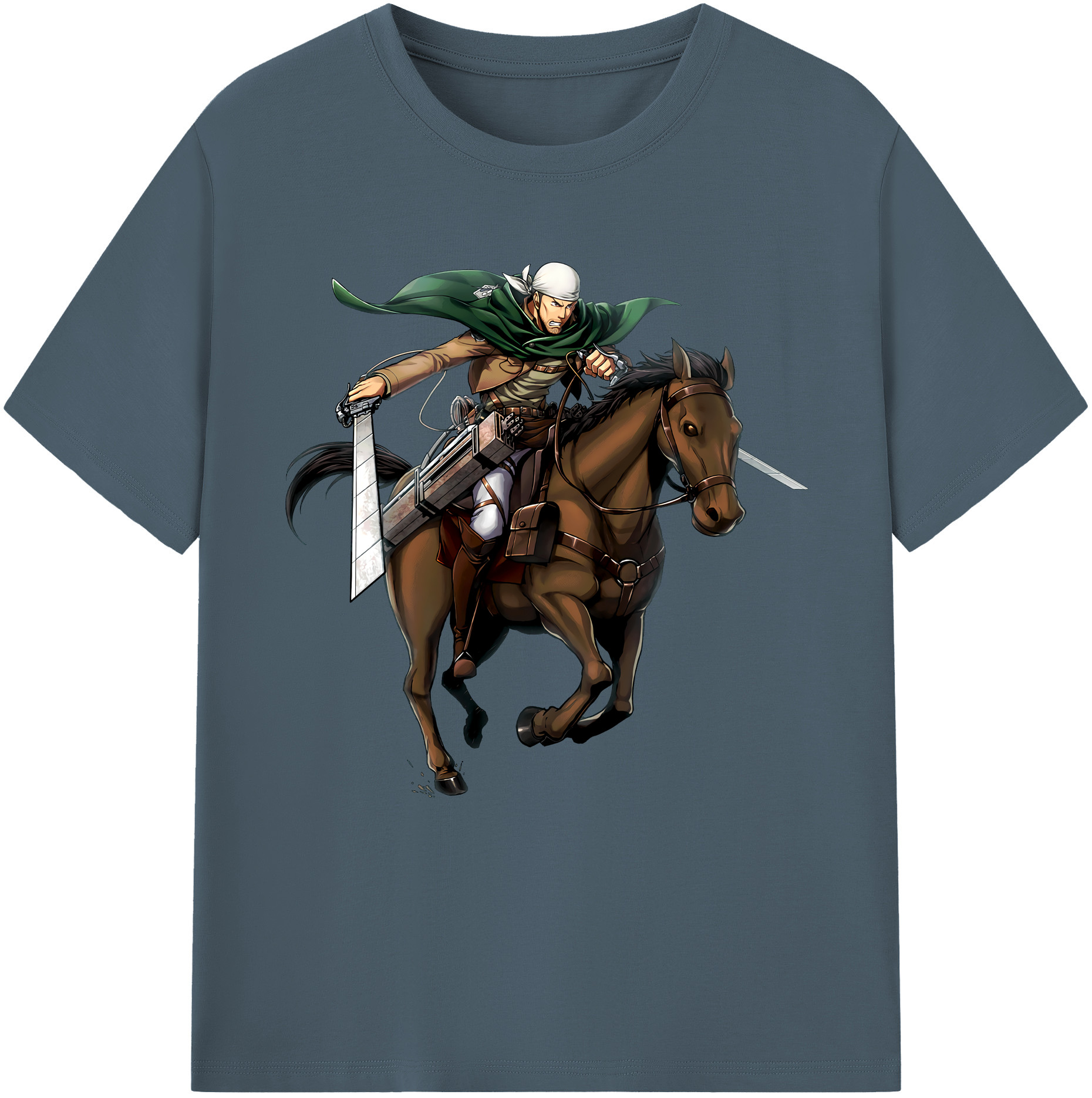 （画像用） 進撃の巨人 Attack on Titan 綿100％半袖Tシャツ（フロントプリント）